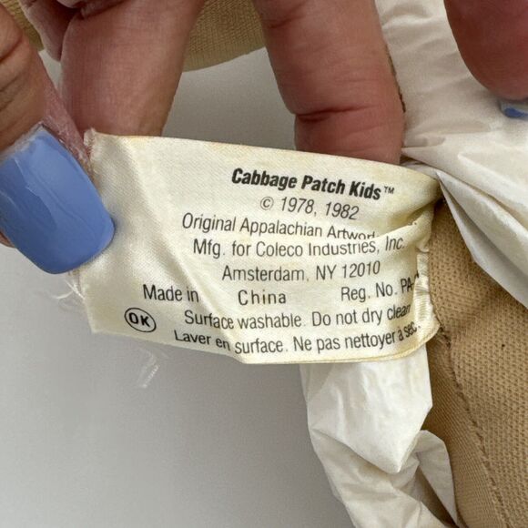 1985 Preemies Cabbage Patch Kid Doll Blue Eyes Blue Signature Factory CPK - Picture 9 of 16